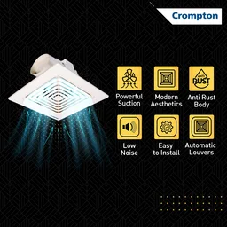 Crompton Brisk Air Ceiling Mount 110 mm (4 inch) Exhaust Fan