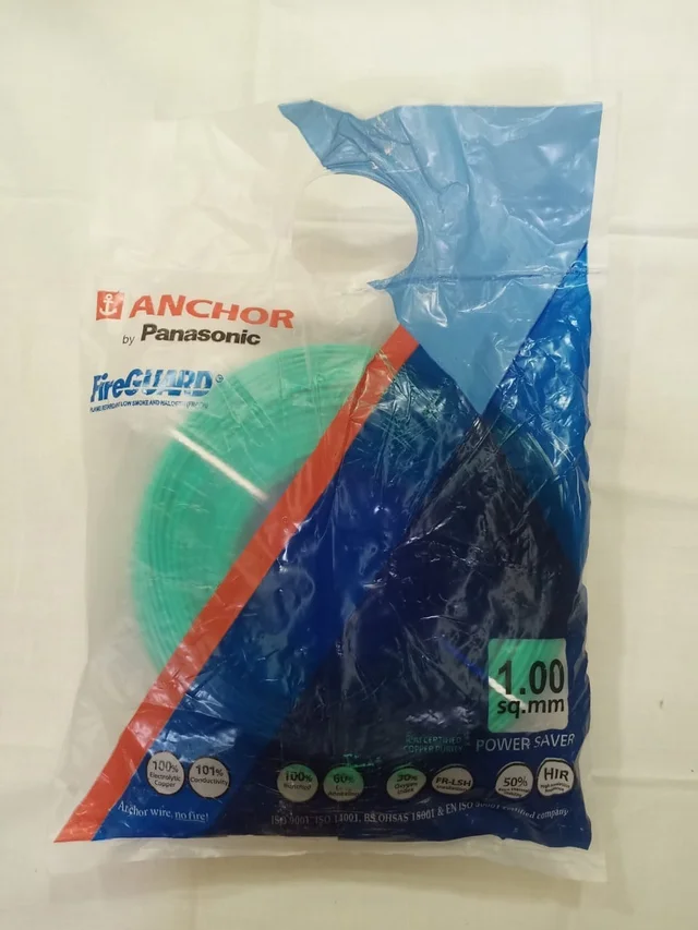 Anchor Advance FRLSH Wire 1.0 Sqmm 180Mtr - Black