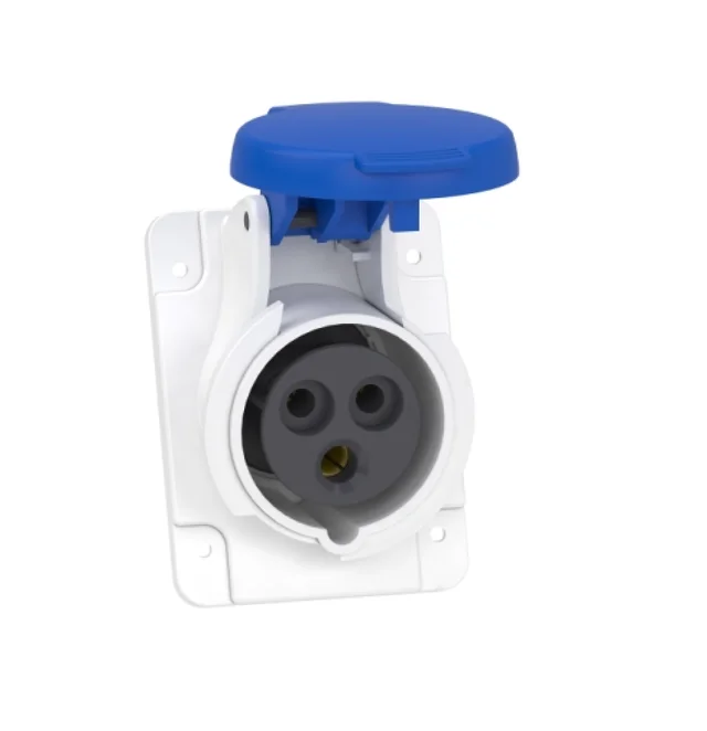 Schneider 16A - 3 Pin IP44 Plug & Socket A/c Box Schneider (A9HKS316 / PKF16F423 / PKE16M423)