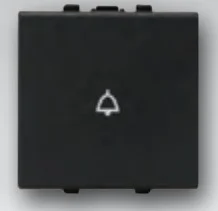 Panasonic Vision 2M Bell Push 10A Black
