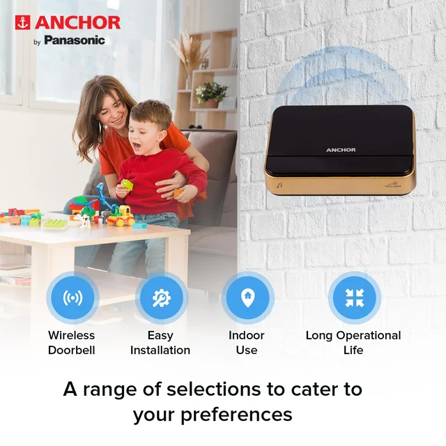 Anchor Remote Bell, Wireless Door Bell - 22750 -