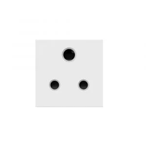 Schneider Unicapure - 6A Socket 3 Pin Socket White