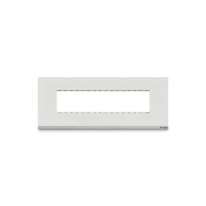 Schneider Unica Pure - 8M Hztl Polar White Plate