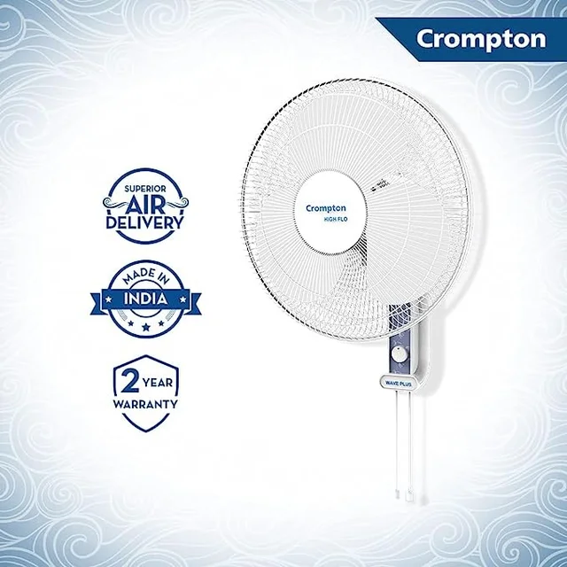 Crompton Wall Fan High Flo Wave 400mm (16")