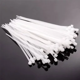 200MM Cable Tie / Wire Tag (Pack Of 100) - White (3.6 MM)