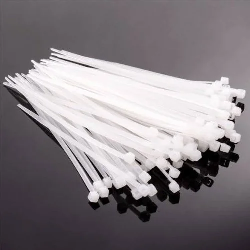 200MM Cable Tie / Wire Tag (Pack Of 100) - White (3.6 MM)