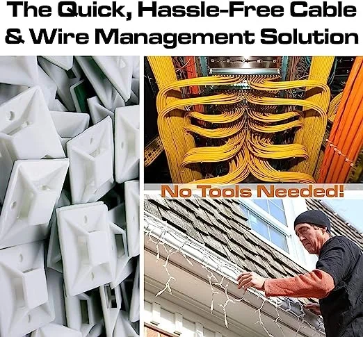 Cable Tie Mount (100 pcs / Pkt) - 19MM / 3/4"