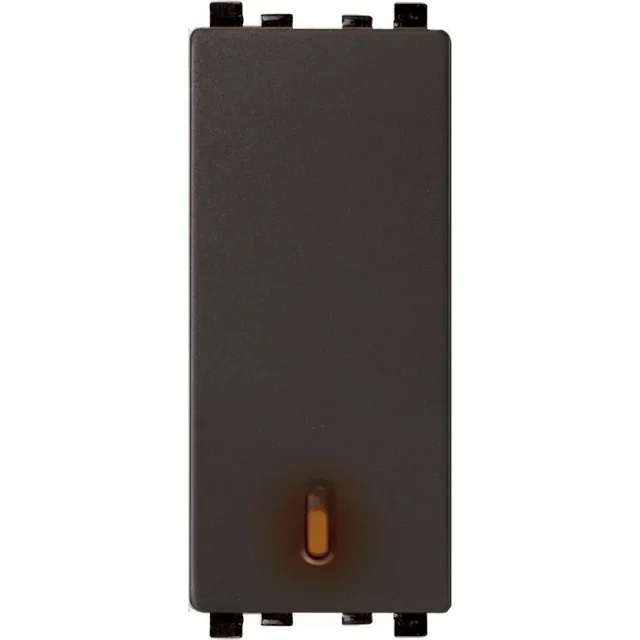 Schneider Zencelo Switch 16A 1 Way with Neon Indicator Grey