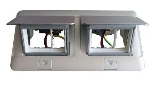 Legrand 6M Popup Box Matt Aluminium (054012)