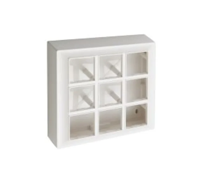 Hi Fi 18M Modular Plate with PVC Box Hi Fi - 18M