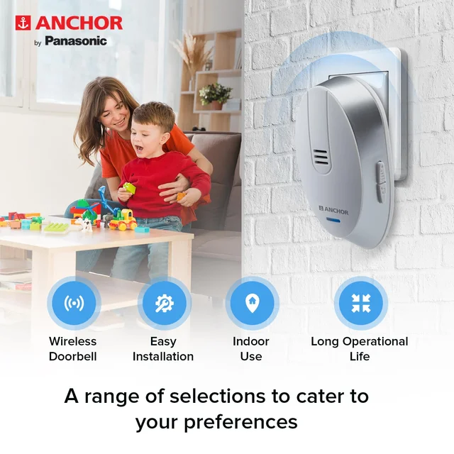 Anchor Remote Bell, Wireless Door Bell -22730