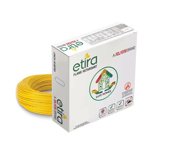 Polycab 2.5 sqmm FR Wire 90 Mtr Polycab Etira - Yellow