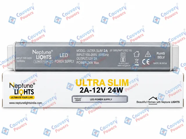 2A 36W 12V Ultra Slim LED Driver - NEPTUNE