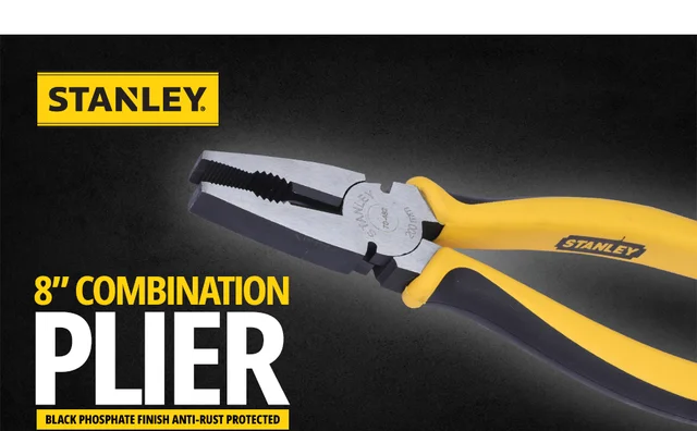 Stanly Combination Plier Double Color Sleeve