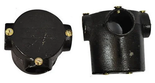 25MM 3Way MS Metal Deep Junction Box (Dozen) - 25MM - 3Way