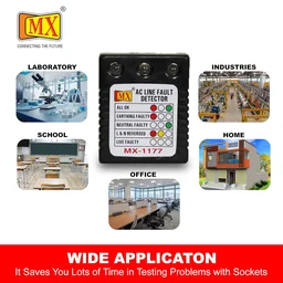 MX AC Line Fault Detector Plug Tester – Electrical Socket Tester