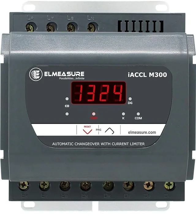 Elmeasure 63A Three Phase ACCL M300 (Automatic Phase Changeover with Current Limiter)