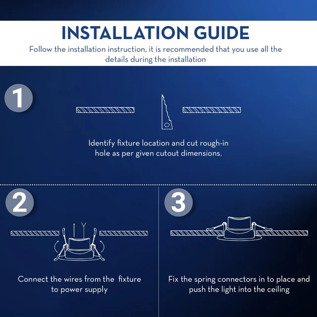 Crompton 3W 6k Led Downlight Star Deep Glaze Crompton - 6000K