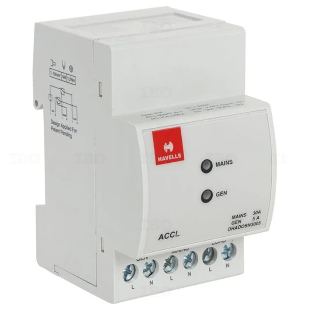 Havells ACCL 3M - Automatic Changeover & Current Limiter - GEN - 5A