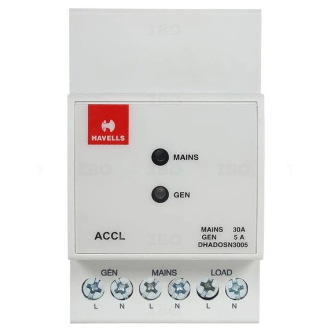 Havells ACCL 3M - Automatic Changeover & Current Limiter - GEN - 5A
