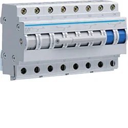 Hager 63A FP Changeover 8 Module MCB Type (SF463) Hager