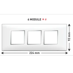Lisha 6M Turbo Plates- White