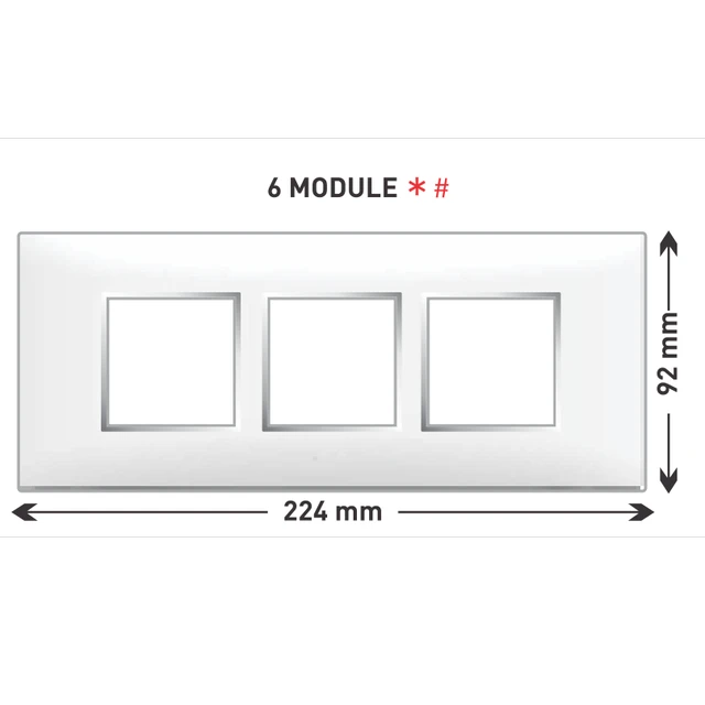 Lisha 6M Turbo Plates- White