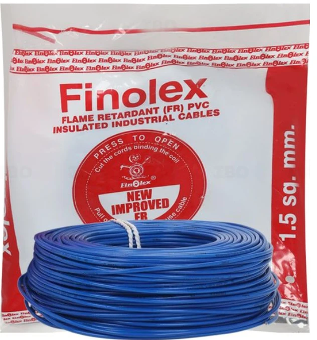 Finolex 1.5 Sqmm FR Wire 180Mtr - Blue