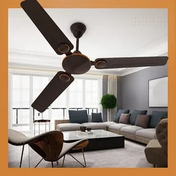 Crompton Montania 1200mm Ceiling Fan 1 Star - Smoked Brown