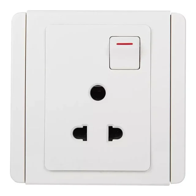 Schneider 6A 3 Pin Socket White Clipsal - Neo C Metro - Schneider