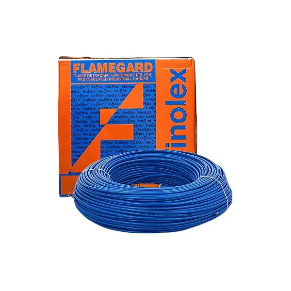 Finolex 6.0 Sqmm FRLSH Wire 90Mtr - Blue