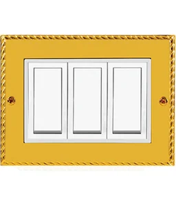 Anchor Roma Classic Gold Frame Plate - 8M Square