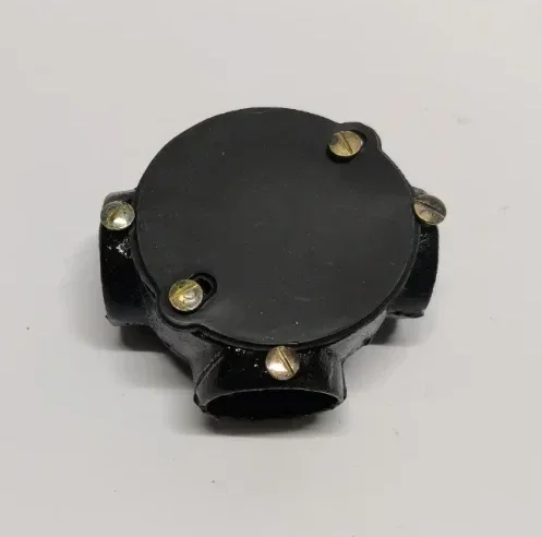 19MM / 20MM 3Way Metal MS Flat Junction Box (Dozen) - 19MM / 20MM - 3 Way