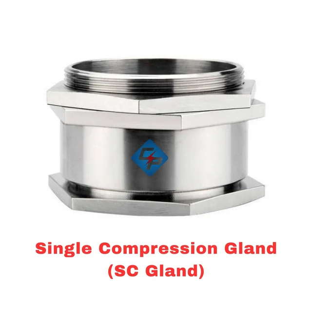 75MM 3" Single Compression Brass Cable Gland - (3") 75MM