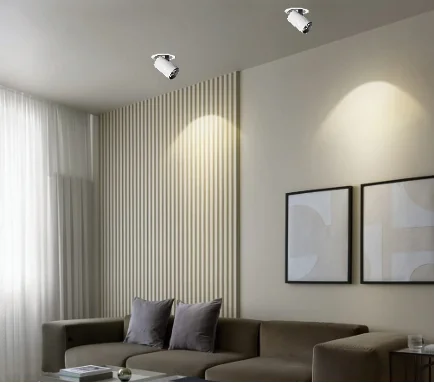 Neptune - Led COB Wall Spotlight - 7W - White / Black - ROUND / SQUARE - 3K / 4K / 6K
