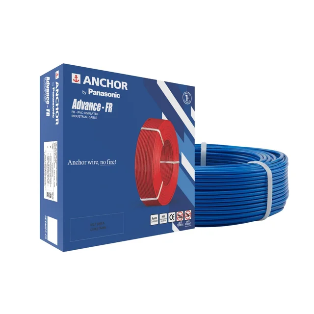 Anchor FR Wire 1.5 Sqmm 90Mtr - Blue