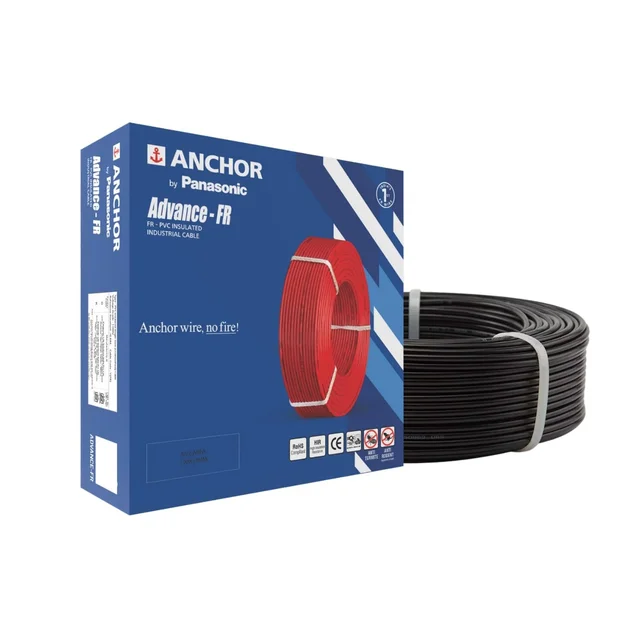 Anchor FR Wire 4.0 Sqmm 90Mtr - Black