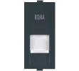 Anchor Roma Cat6 RJ45 Data Socket - Black - 35763MB