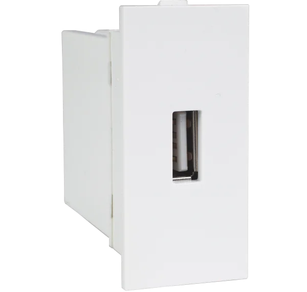 Crabtree Verona USB Charger Single Port 2.1A