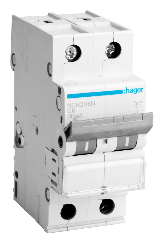 Hager 40A DP MCB 'C' Curve Hager - 40A - NCN240N