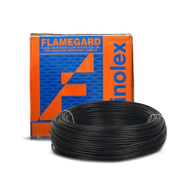 Finolex 2.5 Sqmm FRLSH Wire 90Mtr - Black