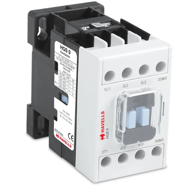 Havells 12A 3Pole 1NO HGS Contactor 240V AC Coil - 12A