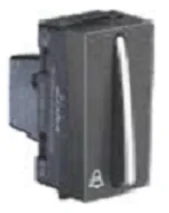 Lisha Slimz Bell Push WI 10A- Grey