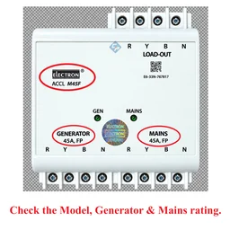 Electron FP 45A Mixed load ACCL M45F - Automatic Changeover & Current Limiter
