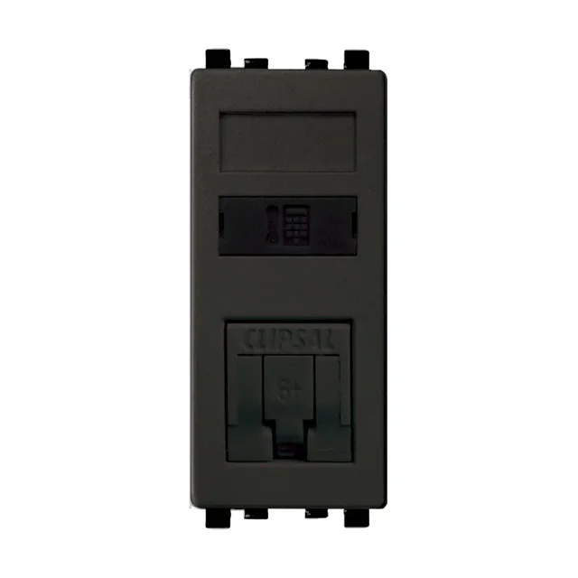 Schneider Zencelo RJ45 Cat6 Data Socket Grey