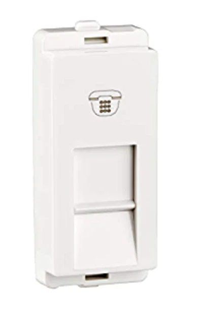 Schneider Livia RJ11 Telephone Socket