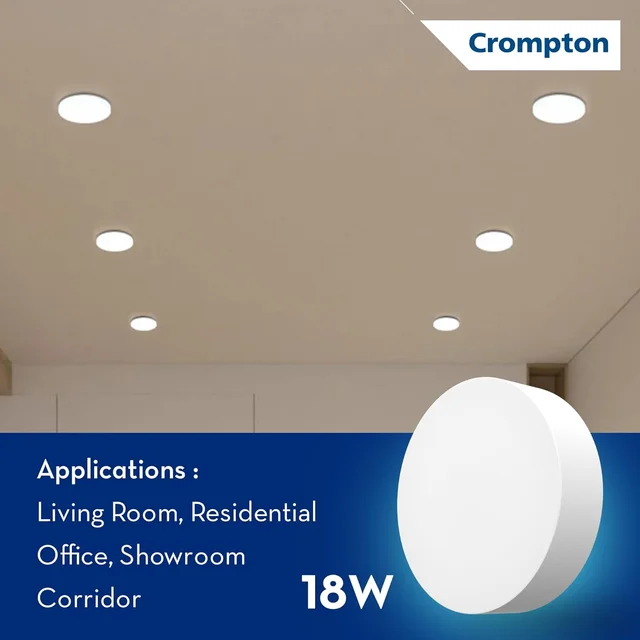 Crompton STYLUS ROUND SURFACE LED PANEL CROMPTON - 18W