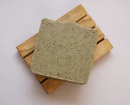 NEEM & GREEN TEA SOAP WITH TEA TREE & TULSI ESSENTIAL OIL - 120g