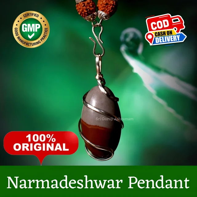 Original Shivling Narmadeshwar Pendant from Narmada River (20mm- 25mm) or( 30mm-35mm) free 2x2 inches Yantra from Haridwar - 🔴 Prepaid Only