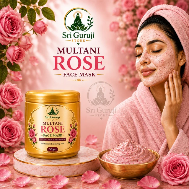 Multani Mitti with Rose Face Mask- 50gm